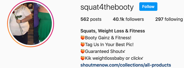 Squat4thebooty Feature - 40,000 Followers!