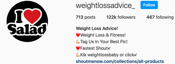 Weightlossadvice_ Feature - 122,000 Followers!