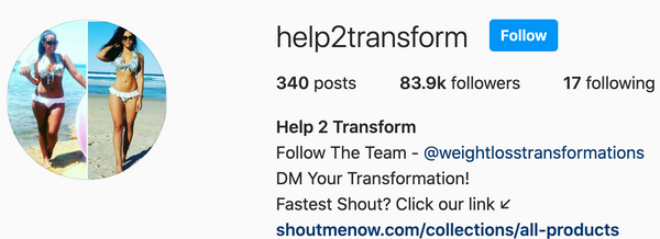 Help2transform Feature - 83,000 Followers!